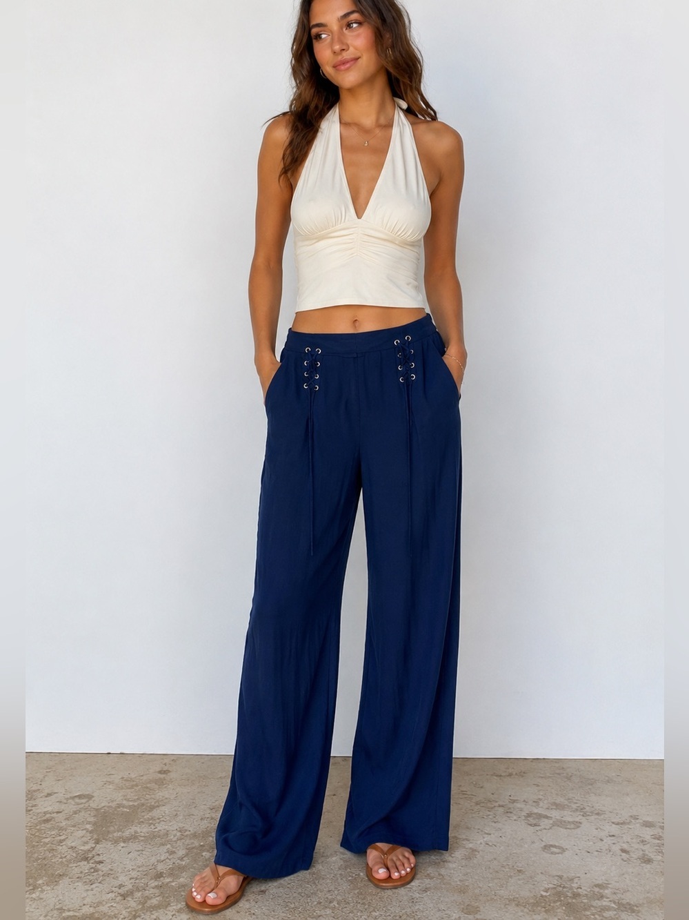 Laundry by Shelli Segal Wide Leg Pants Size 10